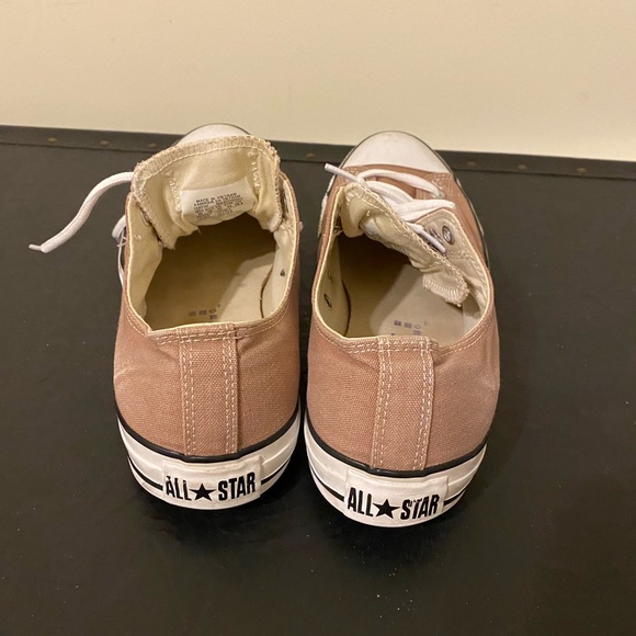 Men Converse Tanish and White Low-Top Sneakers size 10M. - Picture 2 of 8